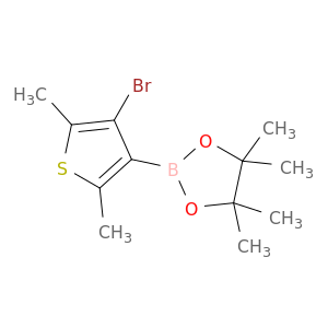 2-(4-BROMO-2,5-DIMETHYLTHIOPHEN-3-YL)-4,4,5,5-TETRAMETHYL-1,3,2-DIOXABOROLANE