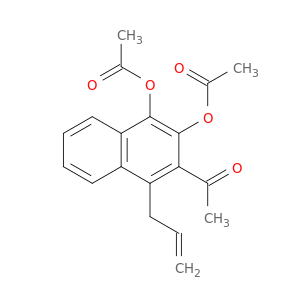 Ethanone, 1-[3,4-bis(acetyloxy)-1-(2-propenyl)-2-naphthalenyl]-