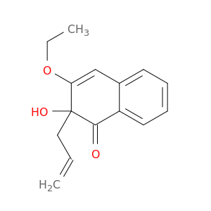 1(2H)-Naphthalenone, 3-ethoxy-2-hydroxy-2-(2-propenyl)-