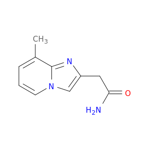 Imidazo[1,2-a]pyridine-2-acetamide, 8-methyl-