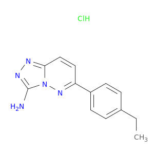 1,2,4-Triazolo[4,3-b]pyridazin-3-amine, 6-(4-ethylphenyl)-, hydrochloride