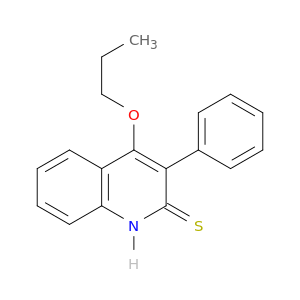 2(1H)-Quinolinethione, 3-phenyl-4-propoxy-
