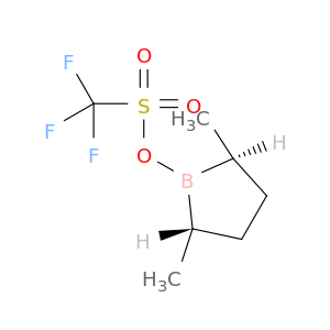 Borolane, 2,5-dimethyl-1-[[(trifluoromethyl)sulfonyl]oxy]-, (2S,5S)-