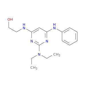 2-((2-(Diethylamino)-6-(phenylamino)pyrimidin-4-yl)amino)ethanol
