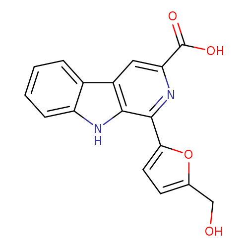 1-(5-(羟甲基)呋喃-2-基)-9H-吡啶并[3,4-b]吲哚-3-羧酸