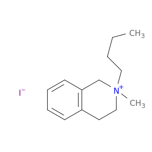 Isoquinolinium, 2-butyl-1,2,3,4-tetrahydro-2-methyl-, iodide