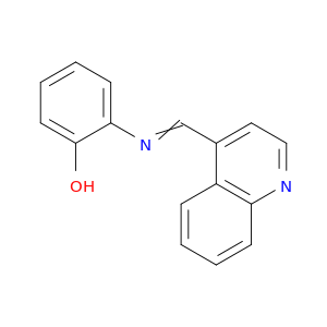 Phenol, 2-[(4-quinolinylmethylene)amino]-