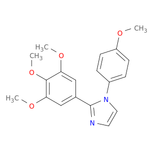 1H-Imidazole, 1-(4-methoxyphenyl)-2-(3,4,5-trimethoxyphenyl)-