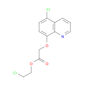 Acetic acid, [(5-chloro-8-quinolinyl)oxy]-, 2-chloroethyl ester