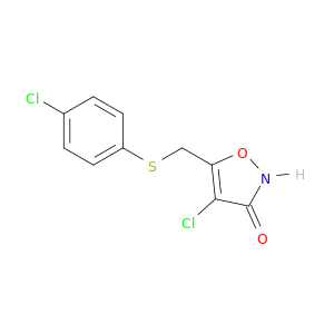 3(2H)-Isoxazolone, 4-chloro-5-[[(4-chlorophenyl)thio]methyl]-