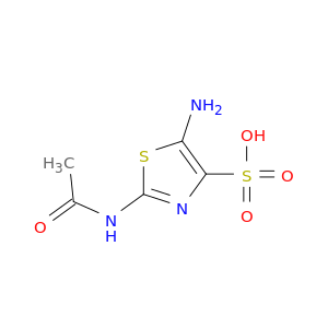 4-Thiazolesulfonic acid, 2-(acetylamino)-5-amino-