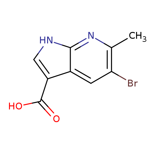5-Bromo-6-methyl-1H-pyrrolo[2,3-b]pyridine-3-carboxylic acid
