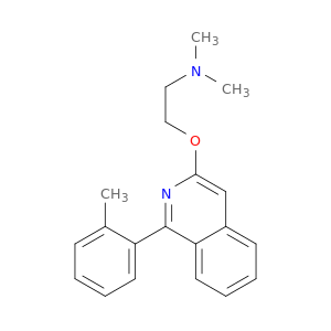 Ethanamine, N,N-dimethyl-2-[[1-(2-methylphenyl)-3-isoquinolinyl]oxy]-