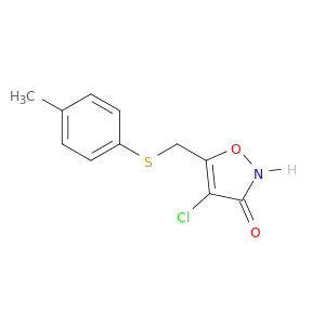 3(2H)-Isoxazolone, 4-chloro-5-[[(4-methylphenyl)thio]methyl]-