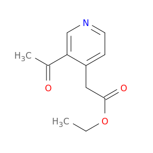 ethyl 2-(3-acetylpyridin-4-yl)acetate
