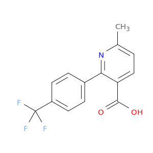 3-Pyridinecarboxylicacid, 6-methyl-2-[4-(trifluoromethyl)phenyl]-