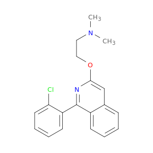 Ethanamine, 2-[[1-(2-chlorophenyl)-3-isoquinolinyl]oxy]-N,N-dimethyl-