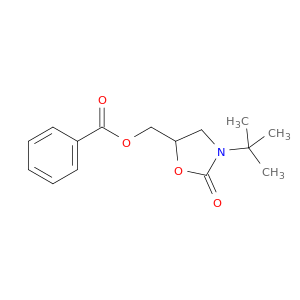 2-Oxazolidinone, 5-[(benzoyloxy)methyl]-3-(1,1-dimethylethyl)-