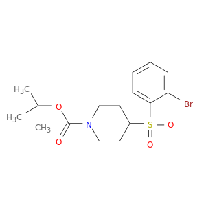 1-Piperidinecarboxylicacid, 4-[(2-bromophenyl)sulfonyl]-, 1,1-dimethylethyl ester