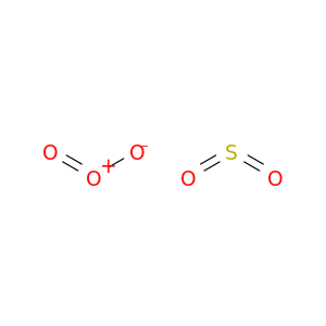 Ozone mixed with sulfur dioxide (1:1)