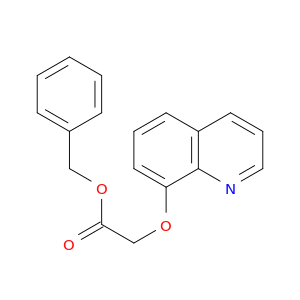 Acetic acid, (8-quinolinyloxy)-, phenylmethyl ester