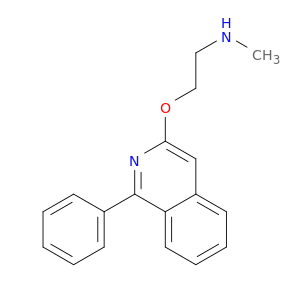 Ethanamine, N-methyl-2-[(1-phenyl-3-isoquinolinyl)oxy]-