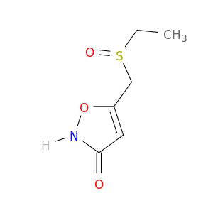 3(2H)-Isoxazolone, 5-[(ethylsulfinyl)methyl]-