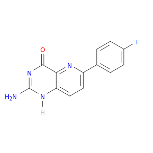 Pyrido[3,2-d]pyrimidin-4(1H)-one, 2-amino-6-(4-fluorophenyl)-