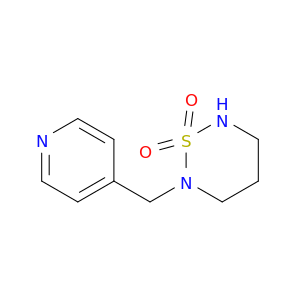 2H-1,2,6-Thiadiazine, tetrahydro-2-(4-pyridinylmethyl)-, 1,1-dioxide