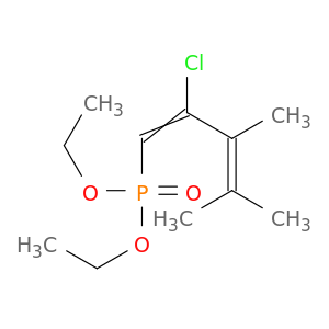 Phosphonic acid, (2-chloro-3,4-dimethyl-1,3-pentadienyl)-, diethyl ester