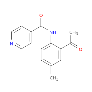 4-Pyridinecarboxamide, N-(2-acetyl-4-methylphenyl)-