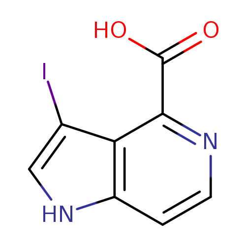 3-Iodo-1H-pyrrolo[3,2-c]pyridine-4-carboxylic acid