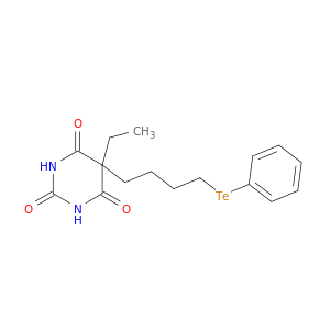 2,4,6(1H,3H,5H)-Pyrimidinetrione, 5-ethyl-5-[4-(phenyltelluro)butyl]-