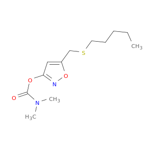 Carbamic acid, dimethyl-, 5-[(pentylthio)methyl]-3-isoxazolyl ester