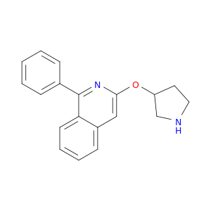 Isoquinoline, 1-phenyl-3-(3-pyrrolidinyloxy)-