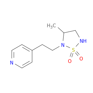 Pyridine, 4-[2-(3-methyl-1,1-dioxido-1,2,5-thiadiazolidin-2-yl)ethyl]-
