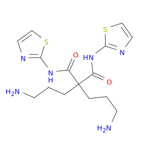 Propanediamide, 2,2-bis(3-aminopropyl)-N,N'-bis(2-thiazolyl)-