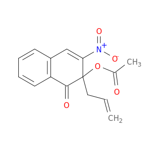 1(2H)-Naphthalenone, 2-(acetyloxy)-3-nitro-2-(2-propenyl)-