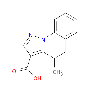 Pyrazolo[1,5-a]quinoline-3-carboxylic acid, 4,5-dihydro-4-methyl-