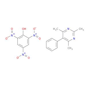 Pyrimidine, 2,4,6-trimethyl-5-phenyl-, compd. with 2,4,6-trinitrophenol