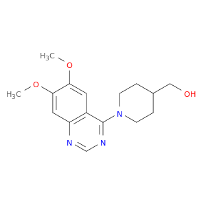4-Piperidinemethanol, 1-(6,7-dimethoxy-4-quinazolinyl)-