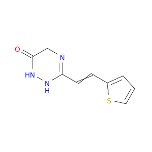 1,2,4-Triazin-6(1H)-one, 2,5-dihydro-3-[2-(2-thienyl)ethenyl]-
