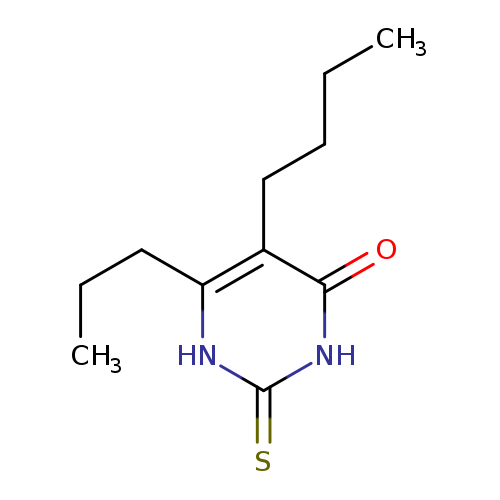 4(1H)-Pyrimidinone,5-butyl-2,3-dihydro-6-propyl-2-thioxo-