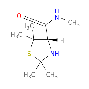4-Thiazolidinecarboxamide, N,2,2,5,5-pentamethyl-, (S)-