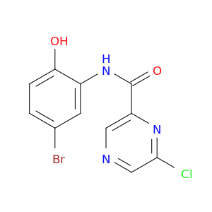 Pyrazinecarboxamide, N-(5-bromo-2-hydroxyphenyl)-6-chloro-