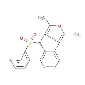 4H-Furo[3,4-b]indole, 1,3-dimethyl-4-(phenylsulfonyl)-