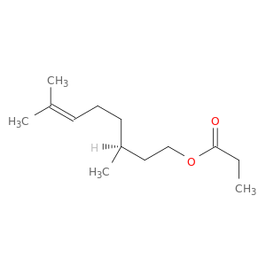 6-octen-1-醇,3,7-二甲基-,丙醇,(s)-