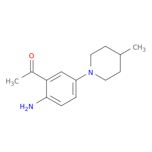 1-(2-Amino-5-(4-methylpiperidin-1-yl)phenyl)ethanone