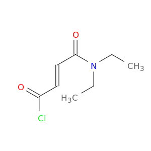 2-Butenoyl chloride, 4-(diethylamino)-4-oxo-, (E)-