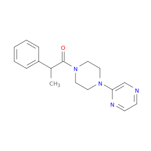 Piperazine, 1-(1-oxo-2-phenylpropyl)-4-pyrazinyl-